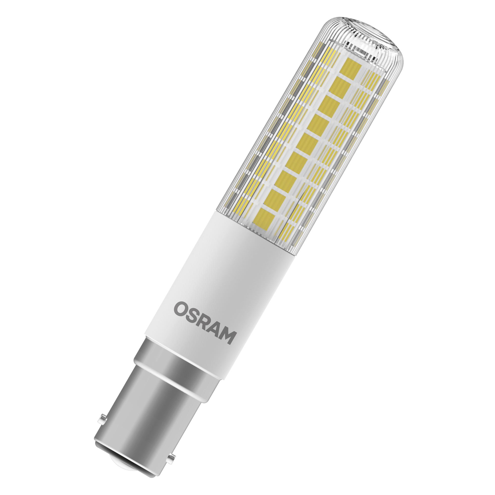 Produktfoto 1 von Osram LED SPECIAL T SLIM, LED-Lampe, Linear dimmbar, 9 W / 230V, B15d Sockel, 2700K warmweiß