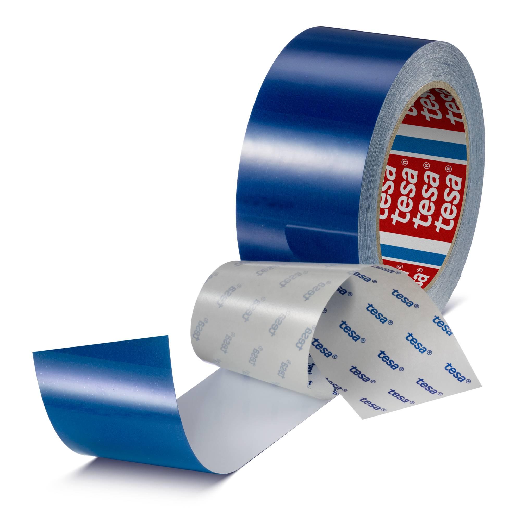 Produktfoto 1 von Tesa PET Bodenmakierung Blau Typ Klebeband für Fußböden, Stärke 0.175mm, 20m x 50mm