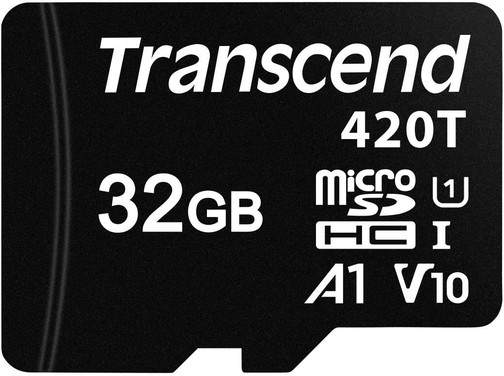 Produktfoto 1 von Transcend Micro SDHC Micro SD Karte 32 GB A1, U1, V10, TLC