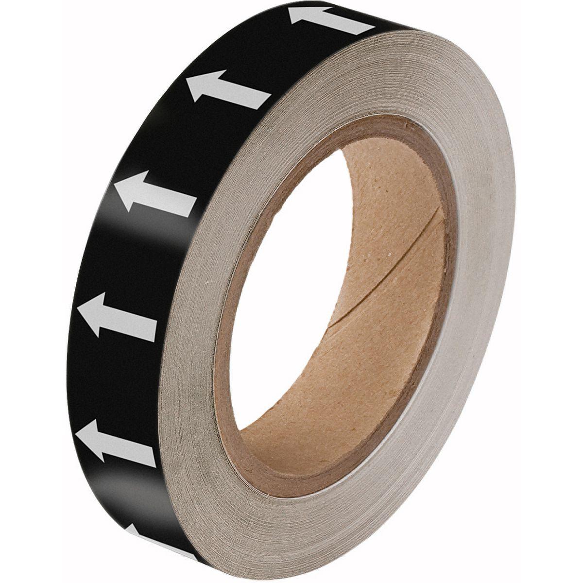 Brady Polyester Hochsichtbares Band, Schwarz, Weiß, 25mm x 33mm