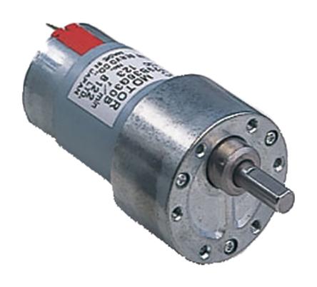 Produktfoto 1 von Nidec DMN29 Bürsten-Getriebemotor bis 39 Ncm 100:1, 24 V dc / 3 W, Wellen-Ø 6mm, 37mm x 87.8mm