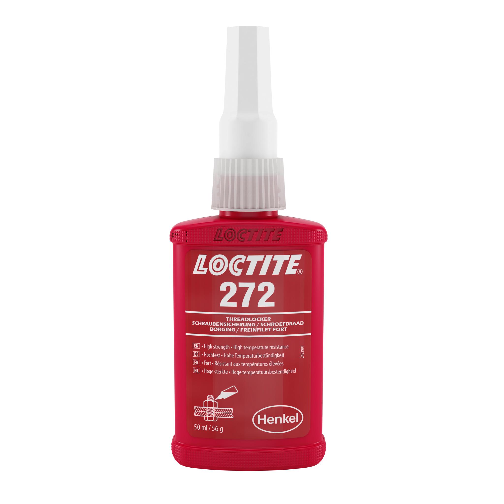 Produktfoto 1 von Loctite 272 Schraubensicherungsklebstoff Orange, Rot 50 ml