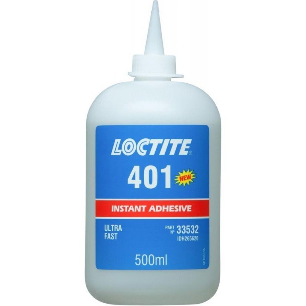 Produktfoto 1 von Loctite 401 Sofortklebstoff Cyanacrylat Flüssig transparent, Flasche 500 g