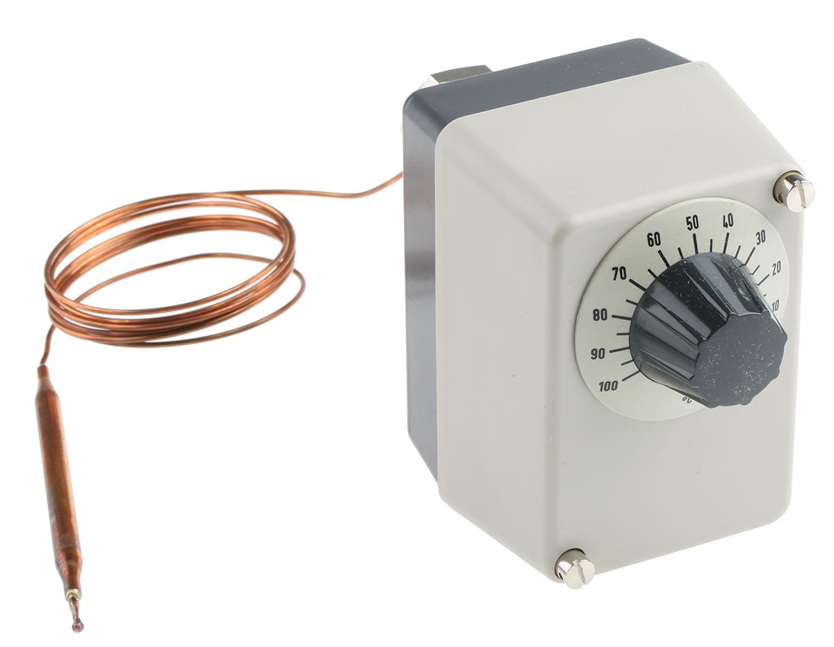 Produktfoto 1 von Jumo Kapillar Thermostat Schließer/Öffner, 230V ac/dc / 10A