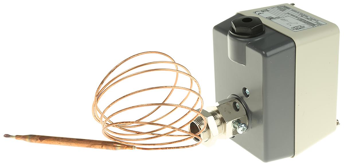 Jumo Kapillar Thermostat 1-poliger Schließer, 230V ac/dc / 10A