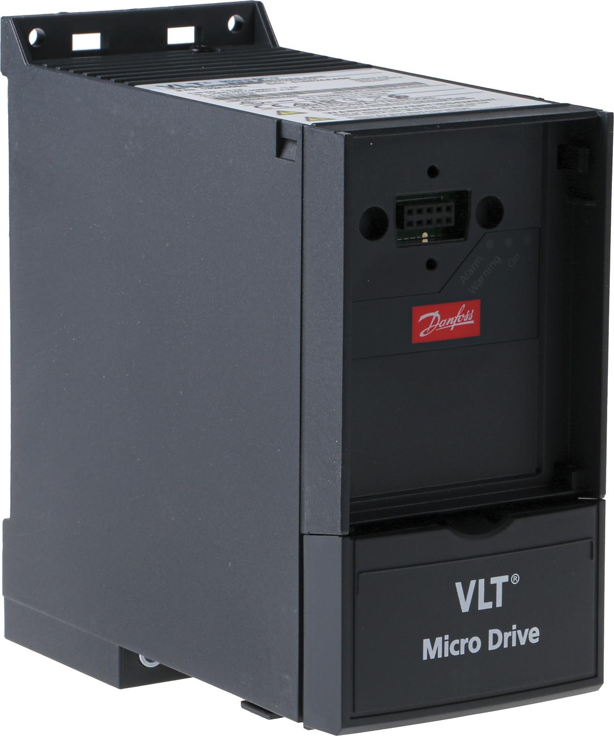 Produktfoto 1 von Danfoss VLT FC51, 1-Phasen Frequenzumrichter 0,75 kW, 230 V ac / 4,2 A 0 → 200 (VVC+ Mode) Hz, 0 → 400