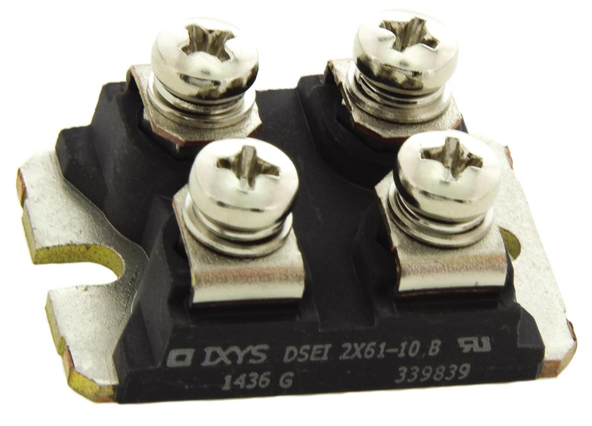 IXYS Tafelmontage Diode Isoliert, 1000V / 60A, 4-Pin SOT-227B