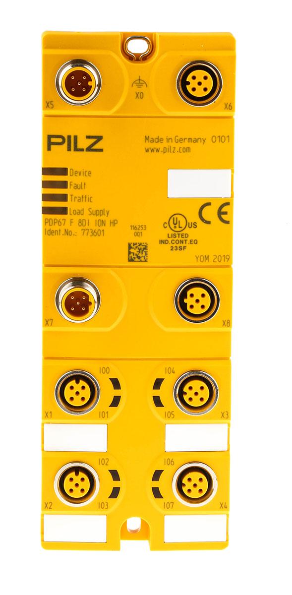 Produktfoto 1 von Pilz PDP67 F Sicherheitssteuereinheit 8 Eingänge / 8 Ausgänge LED Kat. 4