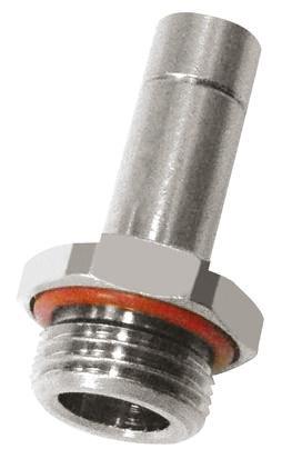 Legris LF3800 Gerader Gewindeadapter, Gewinde-zu-Rohr, Edelstahl, R1/4 Stecker, 20 bar