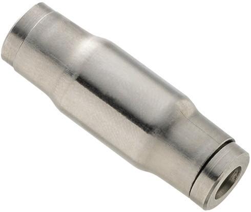 Legris LF3800 Gerader Einsteckadapter, Rohr-zu-Rohr, Edelstahl, 20 bar