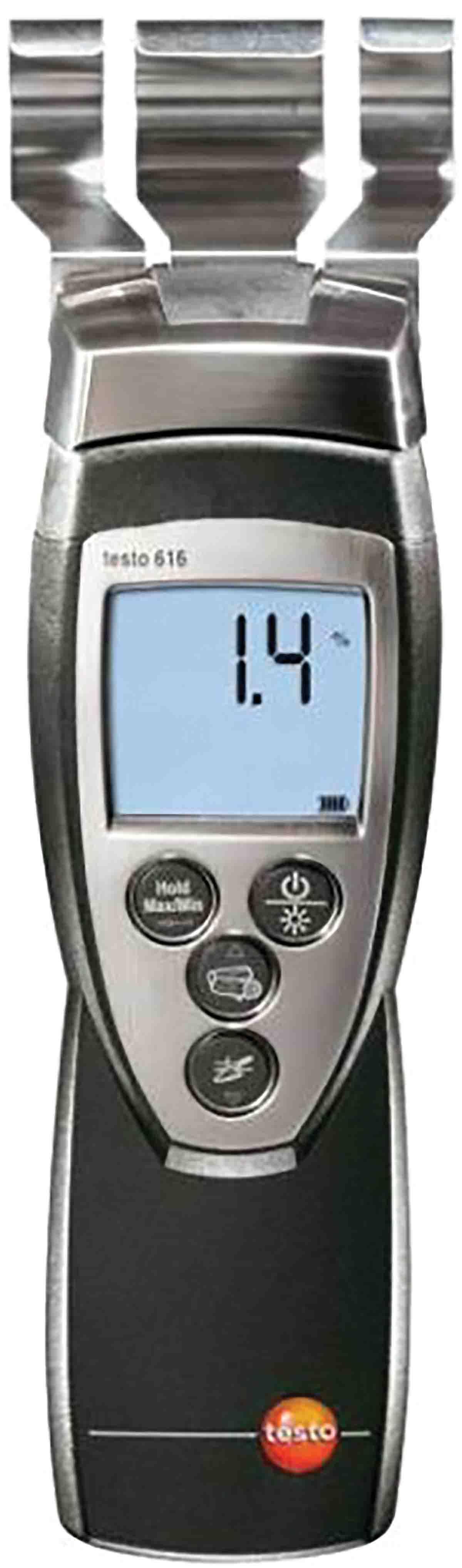 Testo 616 Feuchtemessgerät LCD für Baumaterial, Holz 50 % RH