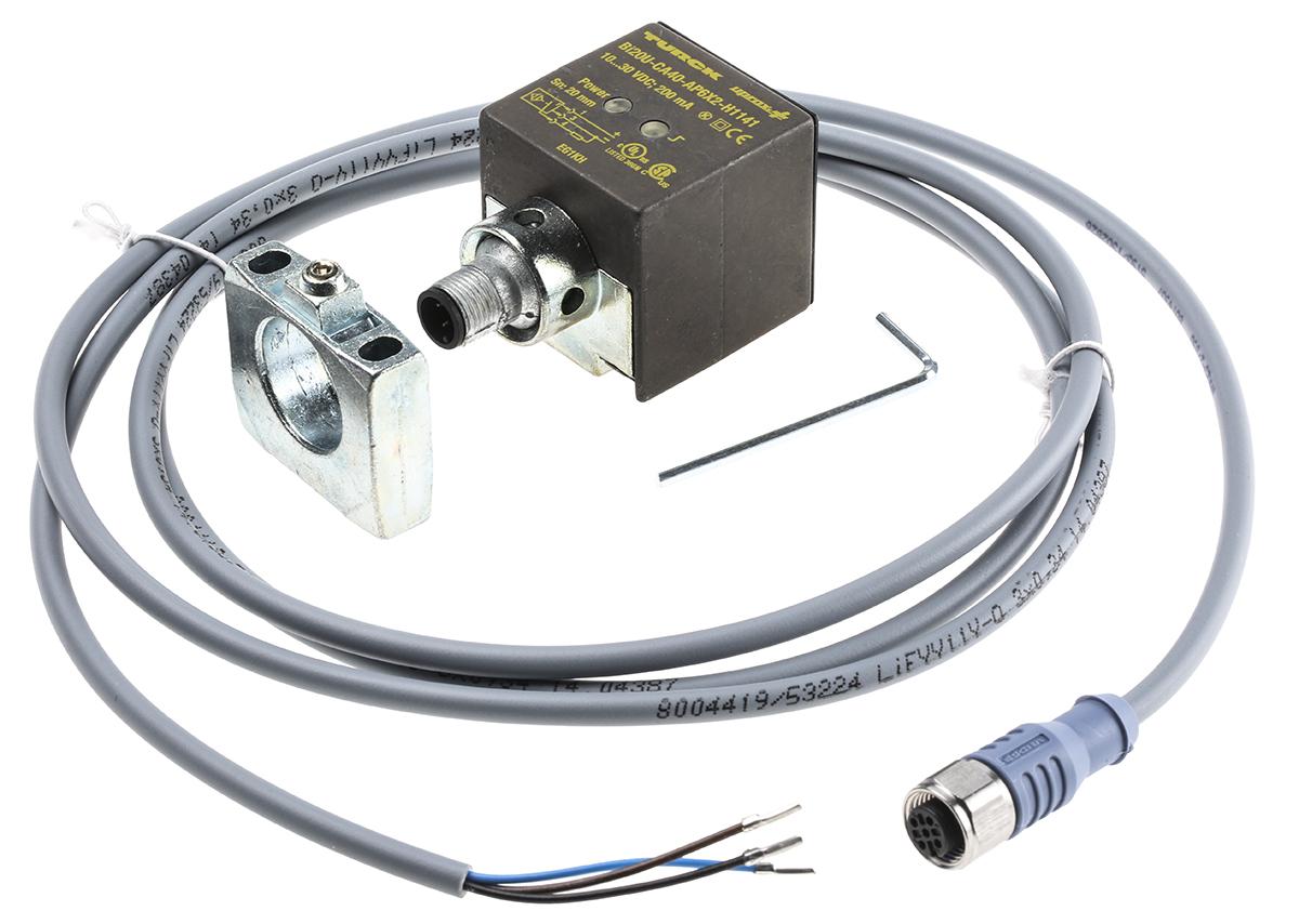 Produktfoto 1 von Turck Näherungssensor PNP 10 → 30 V dc / 200 mA, Kubisch 20 mm, IP67