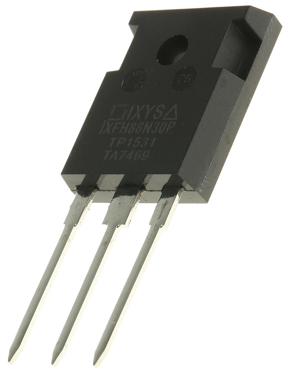 Produktfoto 1 von IXYS HiperFET, Polar IXFH88N30P N-Kanal, THT MOSFET 300 V / 88 A 600 W, 3-Pin TO-247