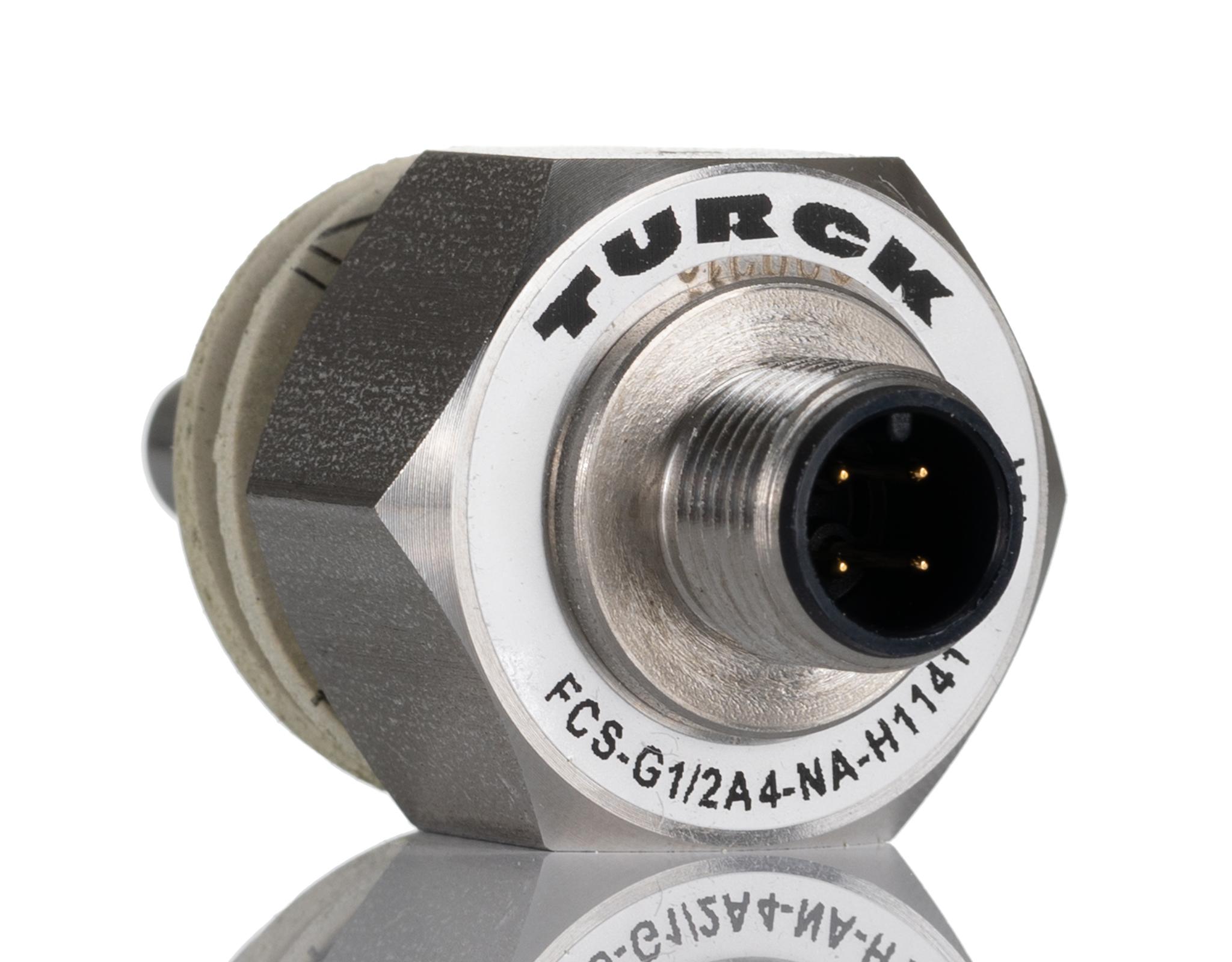 Turck BIM-UNT Gas, Flüssigkeit Durchflusssensor 1 (Wasser), 2 (Luft), 3 (Öl) cm³/s → 150 (Wasser), 30 (Luft), 300 (Öl)