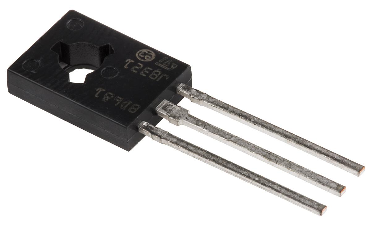 Produktfoto 1 von STMicroelectronics NPN Darlington-Transistor 100 V 4 A HFE:750, SOT-32 3-Pin Einfach