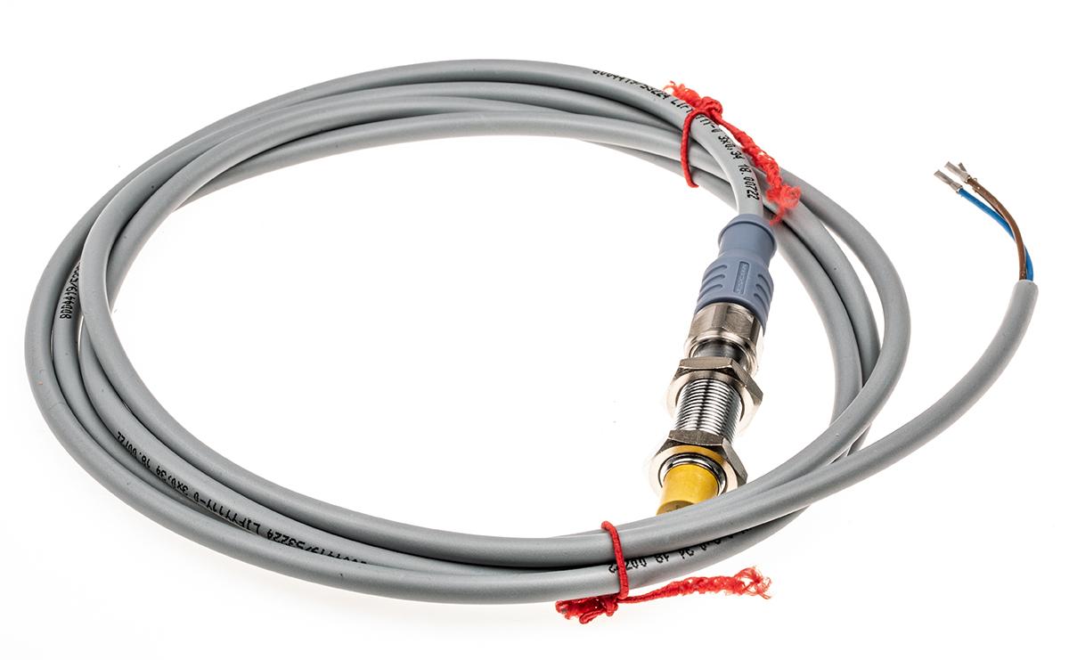 Produktfoto 1 von Turck M12 Näherungssensor PNP 10 → 30 Vdc / 200 mA, zylindrisch 10 mm, IP68