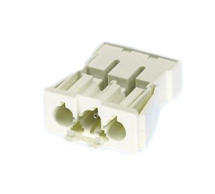 Wieland Buchse GST18 Leuchtensteckverbinder, Stecker, Kontakte: 3, Tafelmontage, 16A, Weiß, 0.5 → 1.5 mm², 0.5