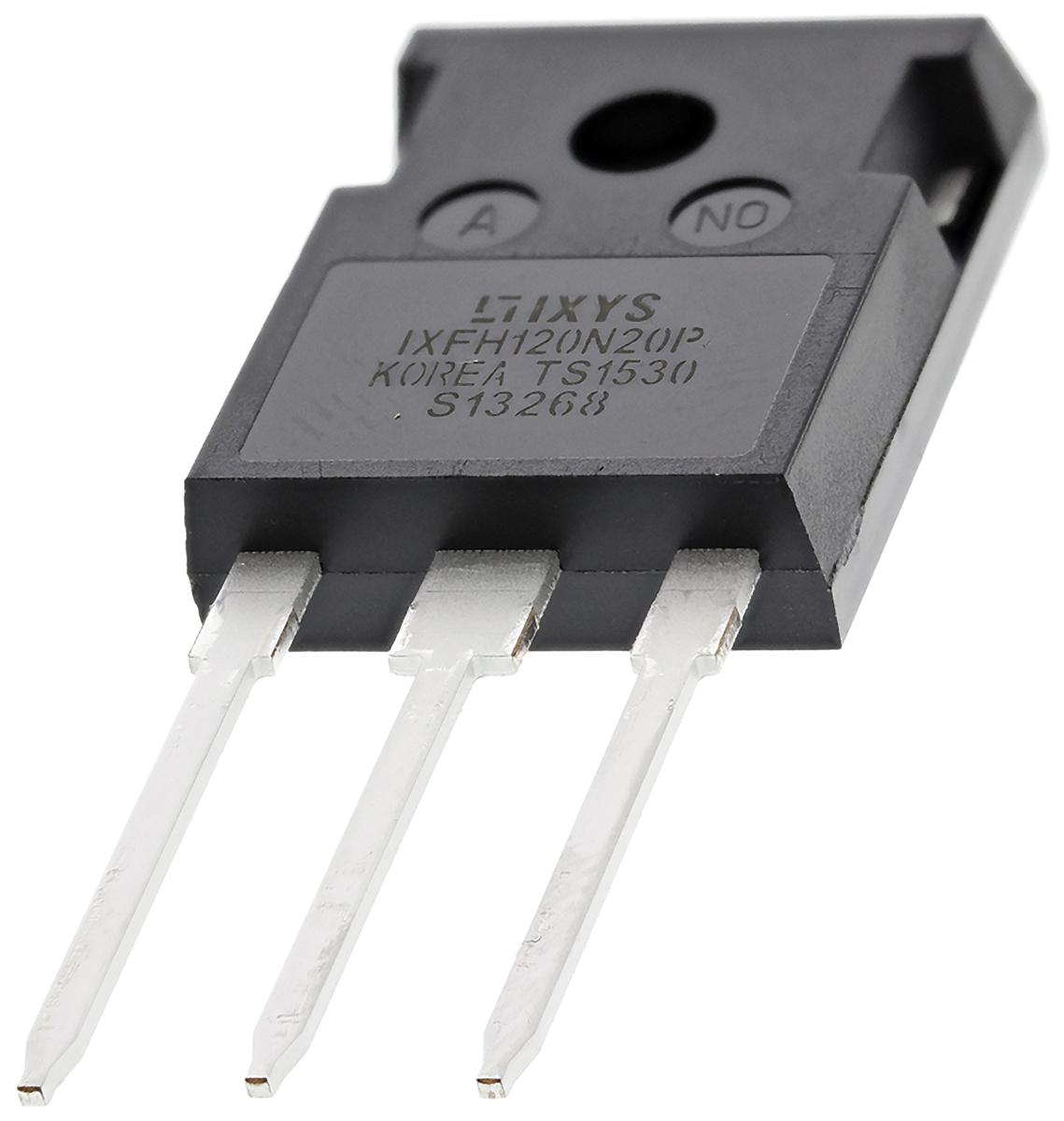 Produktfoto 1 von IXYS HiperFET, Polar IXFH120N20P N-Kanal, THT MOSFET 200 V / 120 A 714 W, 3-Pin TO-247