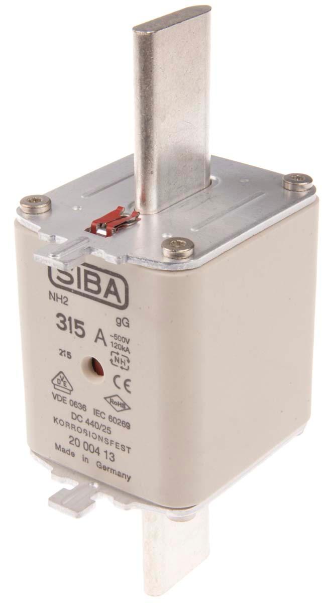 SIBA NH Sicherungseinsatz NH2, 500V ac / 315A, gG IEC 60269-2-1