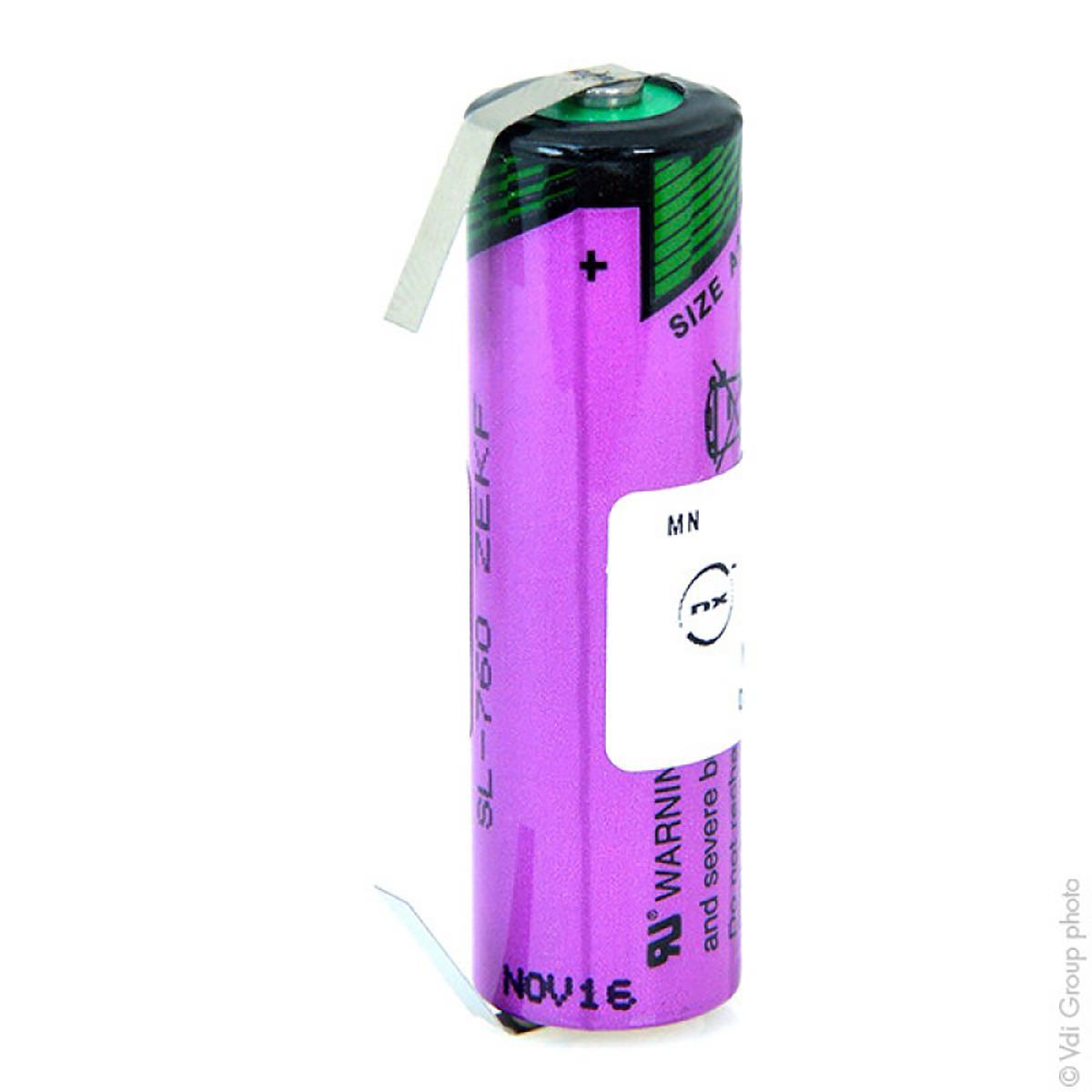 Produktfoto 1 von Tadiran SL-760/T AA Batterie, 3.6V / 2.2Ah, mit Lötfahne