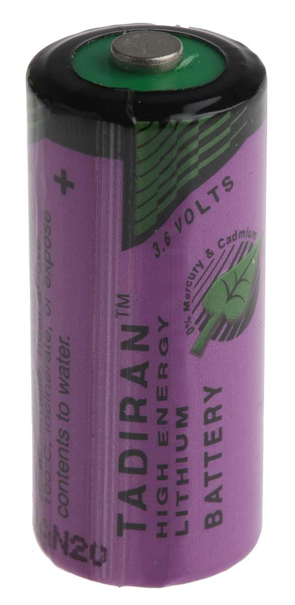 Produktfoto 1 von Tadiran SL-861/S 2/3 AA Batterie, 3.6V / 1.6Ah Li-Thionylchlorid, Standard 14.7 (Dia.) x 33.5mm