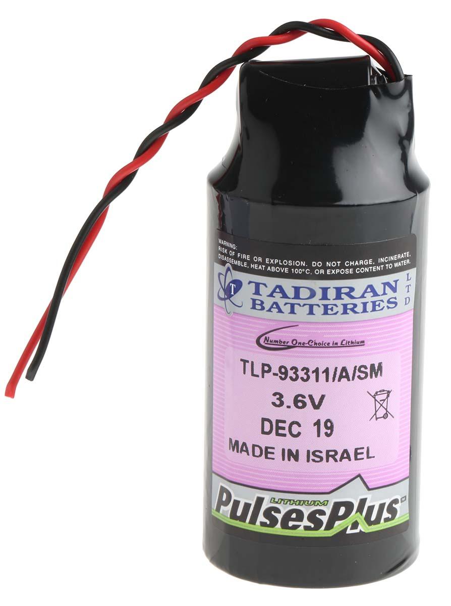 Produktfoto 1 von Tadiran TLP-93311/A/SM D Lithium Batterie, 3.6V / 19Ah Li-Thionylchlorid 34 (Dia.) x 78mm