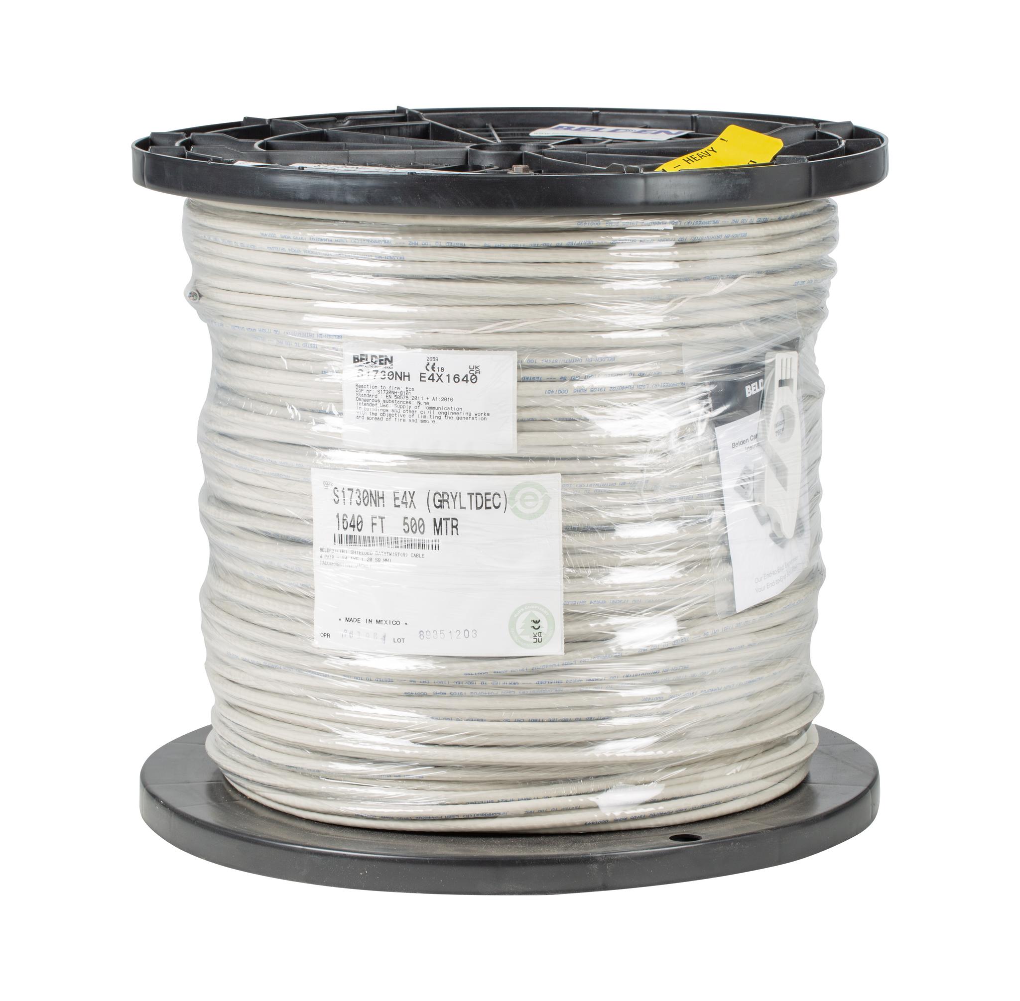 Produktfoto 1 von Belden 9903 Ethernetkabel, 152m, Grau Verlegekabel STP, Aussen ø 6.35mm, PVC