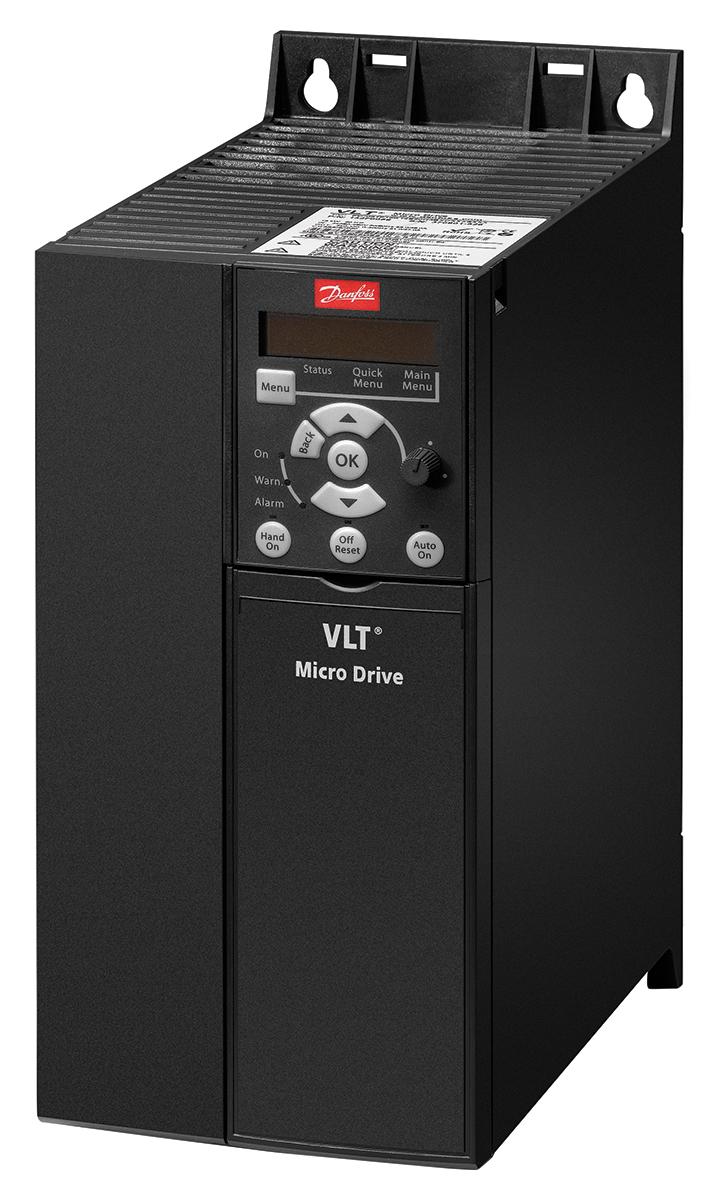 Produktfoto 1 von Danfoss VLT FC51, 3-Phasen Frequenzumrichter 15 kW, 400 V ac / 31 A 0 → 200 (VVC+ Mode) Hz, 0 → 400 (U/f