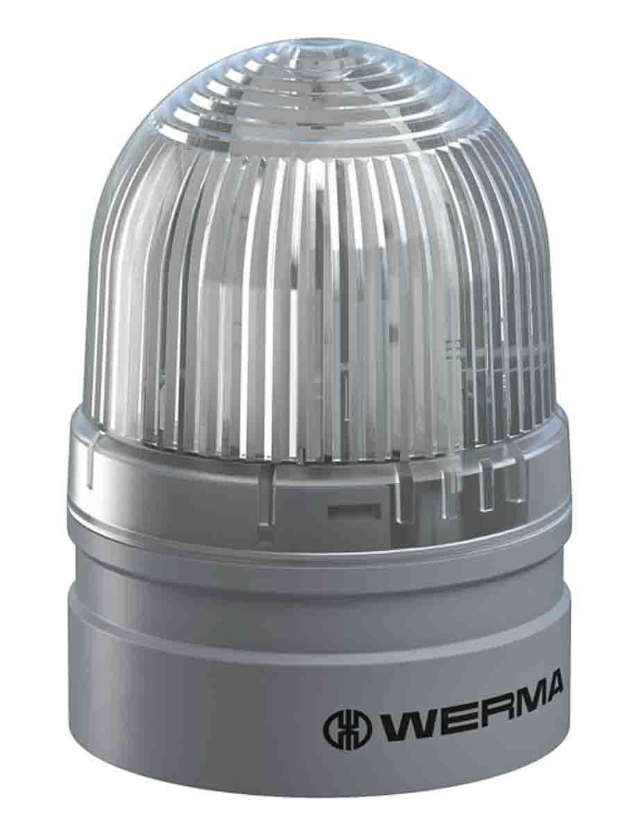 Werma EvoSIGNAL Mini, LED Signalleuchte Weiß, 115 → 230 V ac, Ø 62mm x 85mm