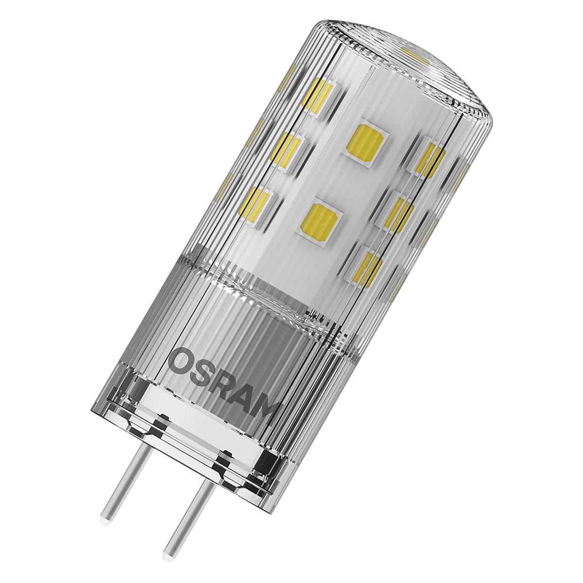 Produktfoto 1 von Osram, LED LED-Kapsellampe, A++, 3,3 W / 12 V, 400 lm, GY6.35 Sockel, 2700K warmweiß