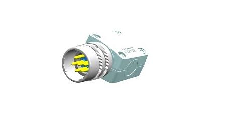 Jaeger Serie Rapid Series Rundsteckverbinder Stecker 6-polig Kabelmontage IP50, IP54