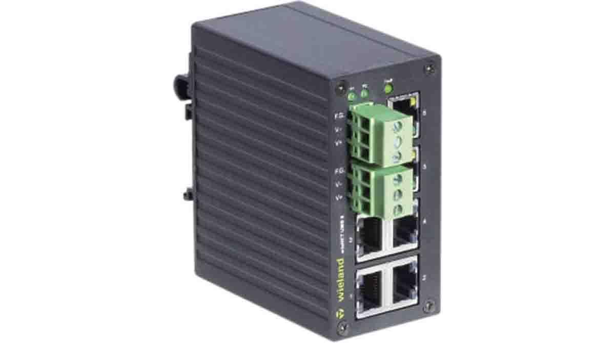 Wieland IP WIENET UMS 6 Netzwerk Switch DIN-Schienenmontage 6-Port Unmanaged