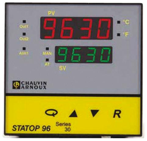 Produktfoto 1 von Pyro Controle STATOP 96 PID Temperaturregler, 1 x, 90 → 260 V ac