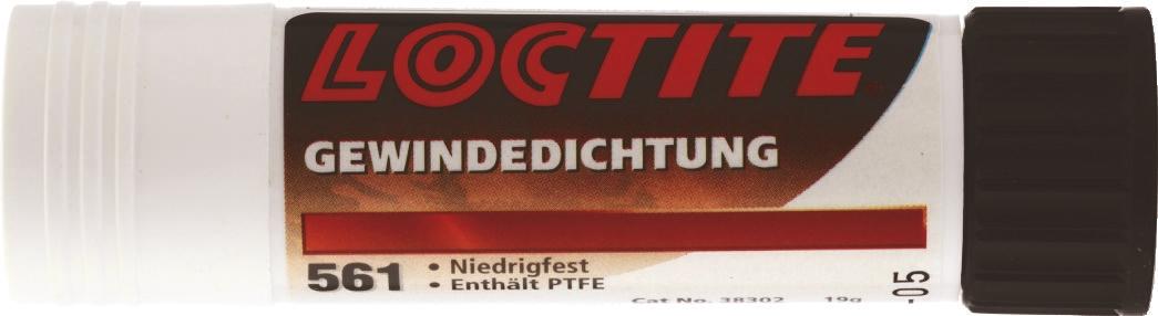 Produktfoto 1 von Loctite 561 Schraubensicherung anaerob Wachs Weiß , Stick 19 g