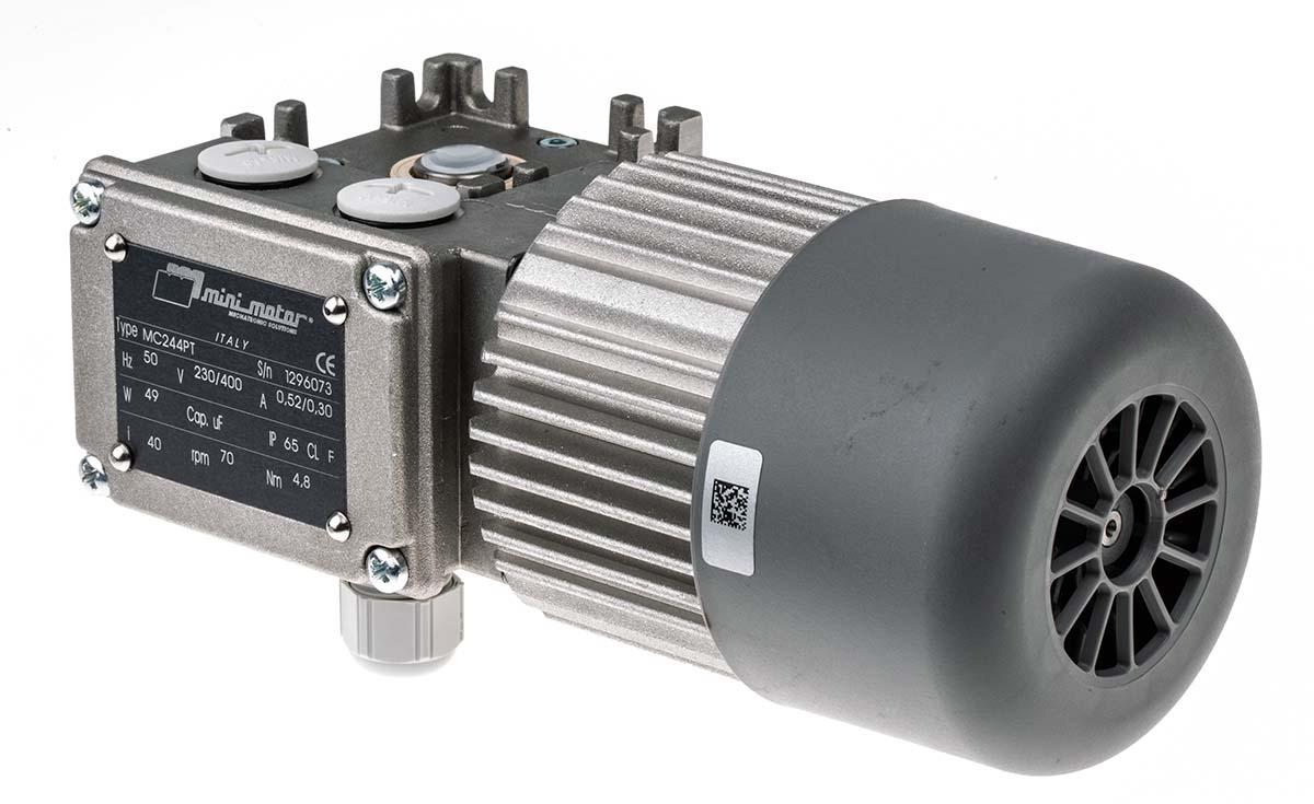 Produktfoto 1 von Mini Motor, 3-Phasen AC-Getriebemotor, 49 W 70 U/min