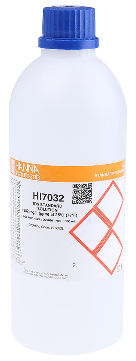 Produktfoto 1 von Hanna Instruments HI7032L TDS Pufferlösung, 500ml Flasche