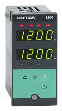 Produktfoto 1 von Gefran 1200 PID Temperaturregler, 3 x Relais Ausgang, 100 V ac, 240 V ac, 96 x 48mm