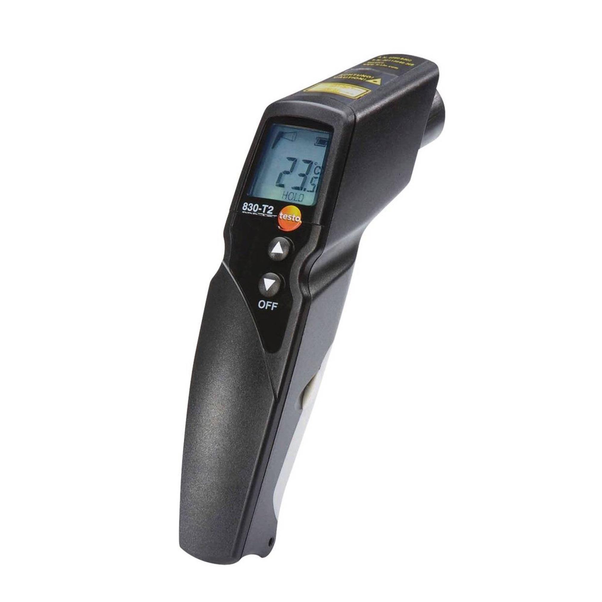 830-T2 IR-Thermometer 12:1, bis +400°C, Celsius, ISO-kalibriert