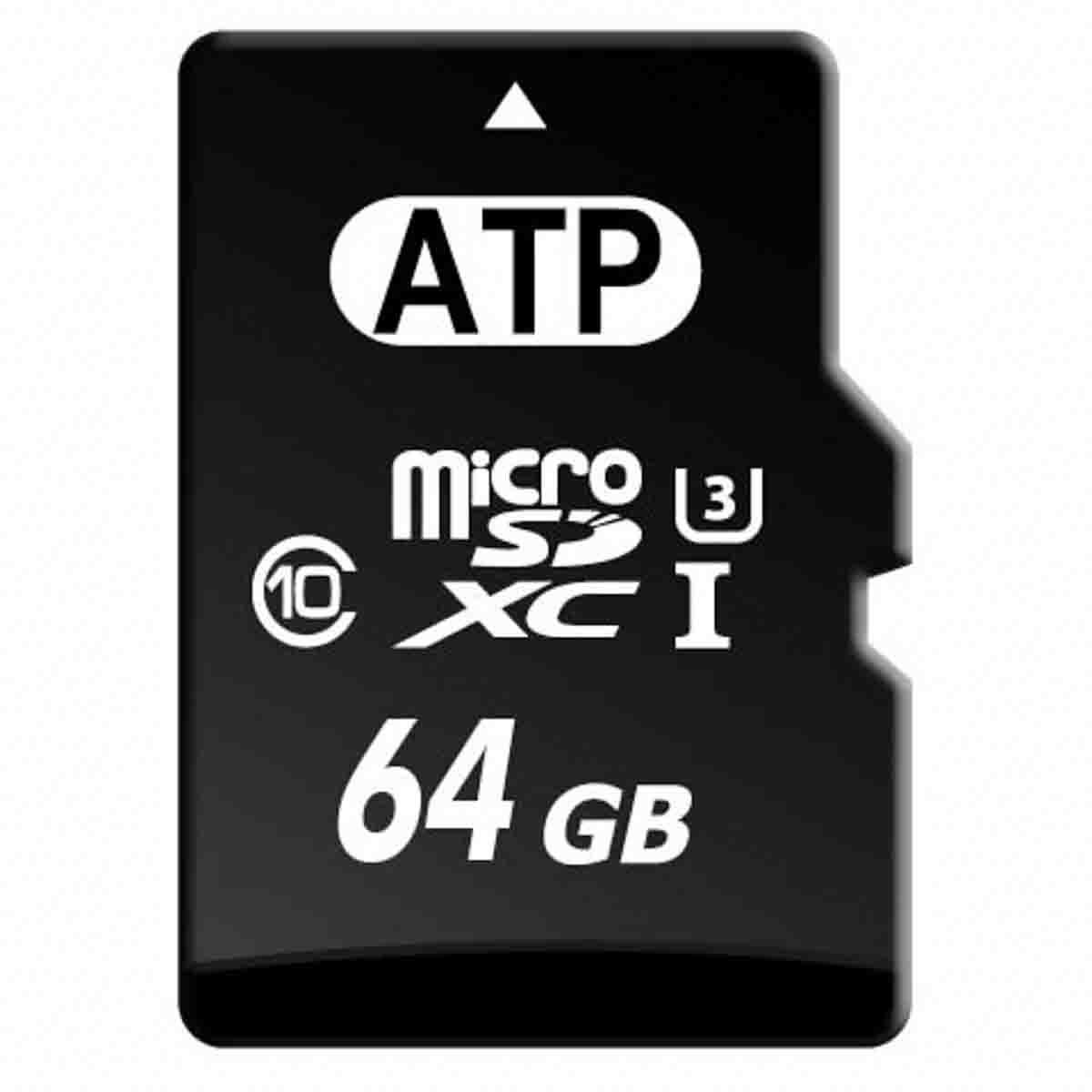 Produktfoto 1 von ATP MicroSD Micro SD Karte 64 GB Class 10 Industrieausführung