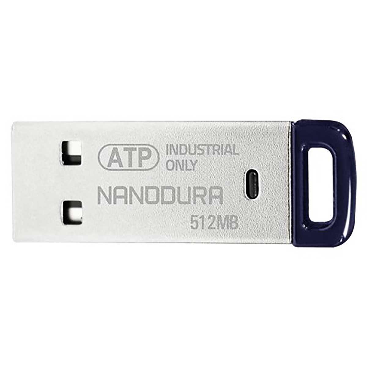 Produktfoto 1 von ATP SLC, USB-Stick, 512 MB, USB 2.0, NanoDura B800Pi, Industrieausführung