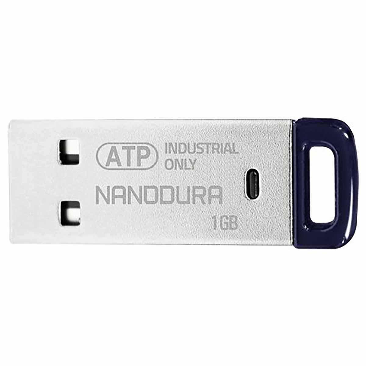 Produktfoto 1 von ATP SLC, USB-Stick, 1 GB, USB 2.0, NanoDura B800Pi, Industrieausführung