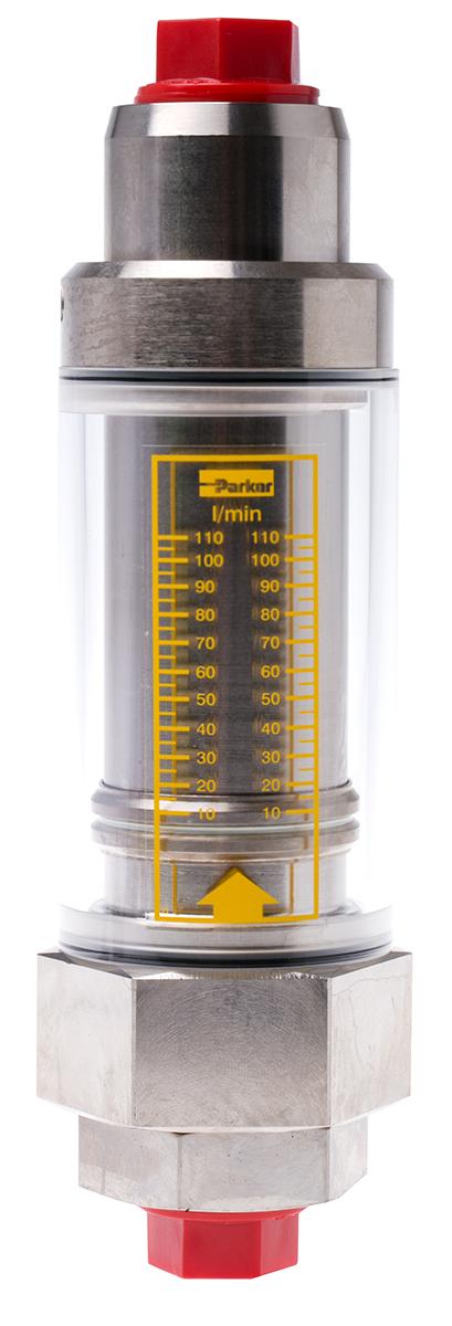 Produktfoto 1 von Parker Flowline Flüssigkeit Durchflussmesser 10 l/min. → 110 l/min Typ Variabler Bereich