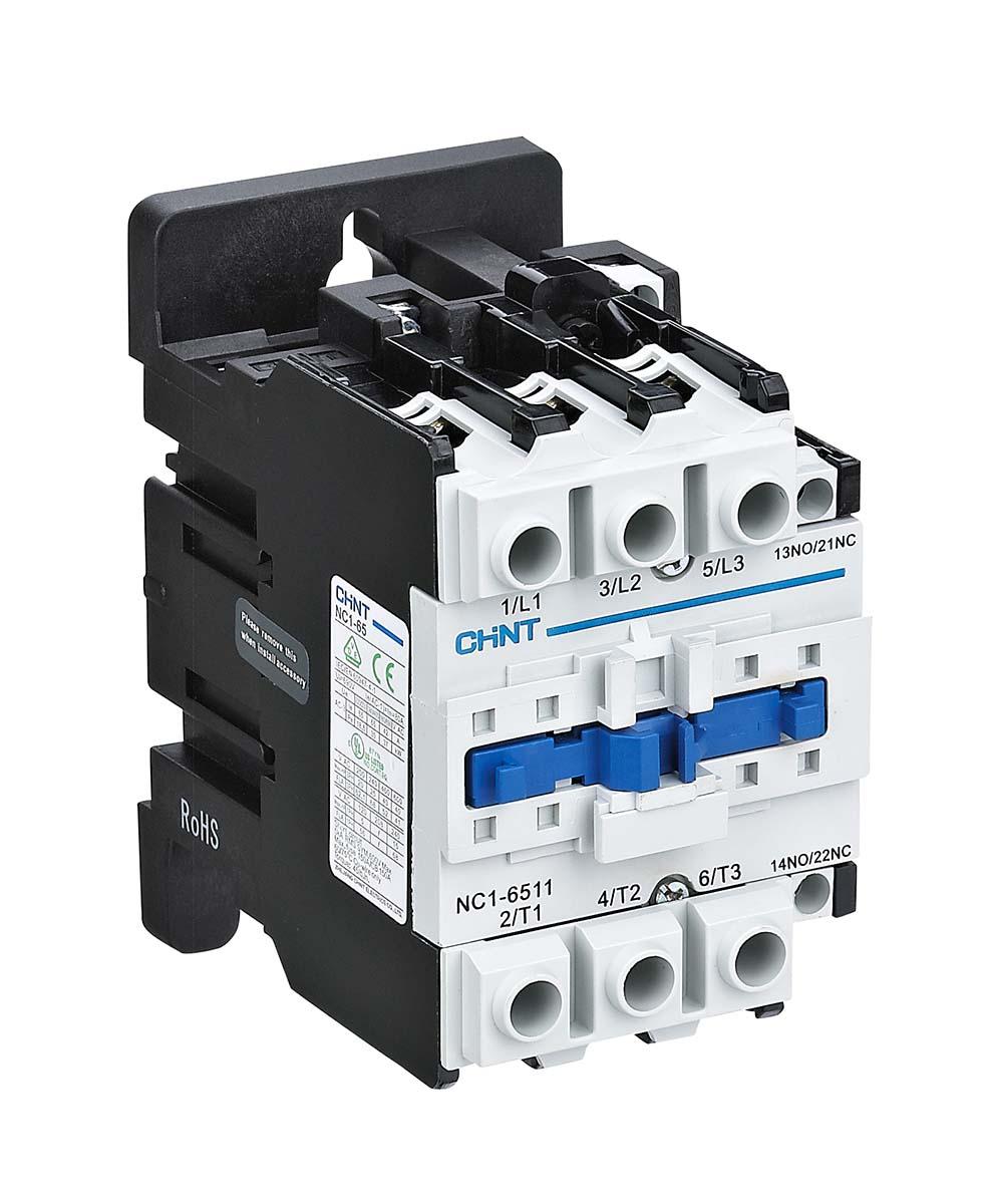 CHINT NC1 Leistungsschütz / 230 V ac Spule, 3 -polig 1 Schließer, 1 Öffner / 65 A, Umkehrend