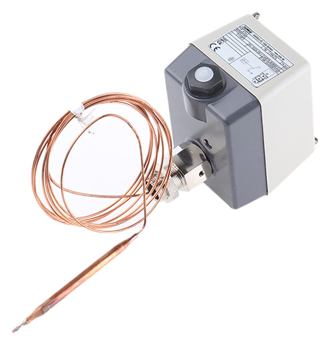 Jumo Kapillar Thermostat Schließer/Öffner, 230V ac/dc / 10A