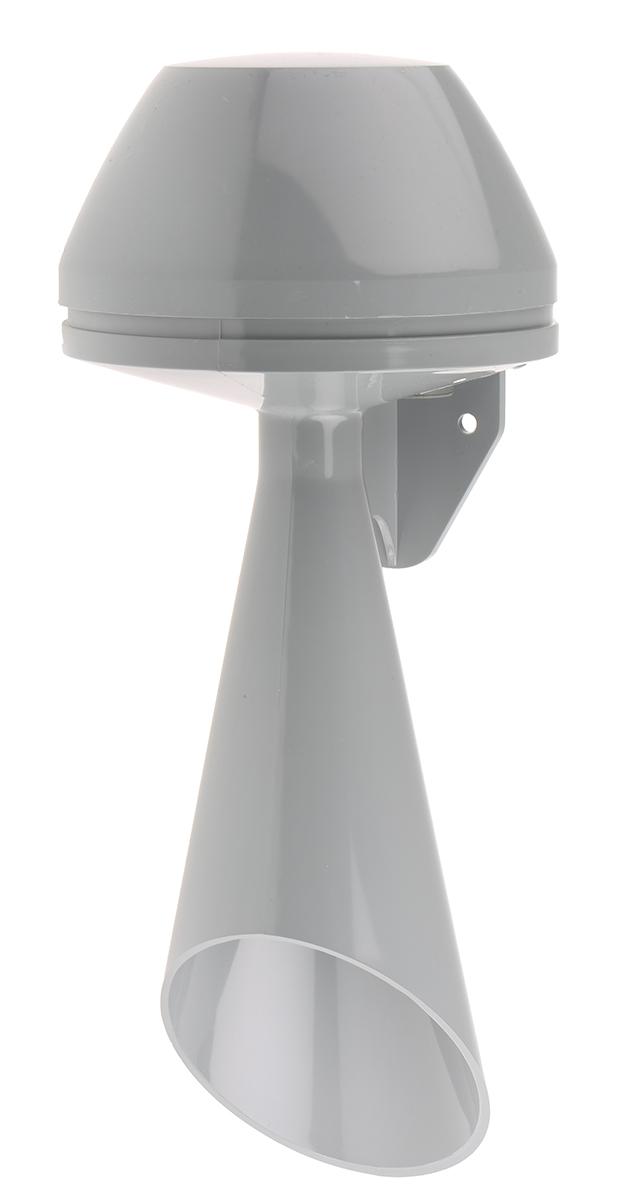 Produktfoto 1 von Werma Signalhorn IP55 24 VDC -Ton 108dB Grau, Ø 148 mm