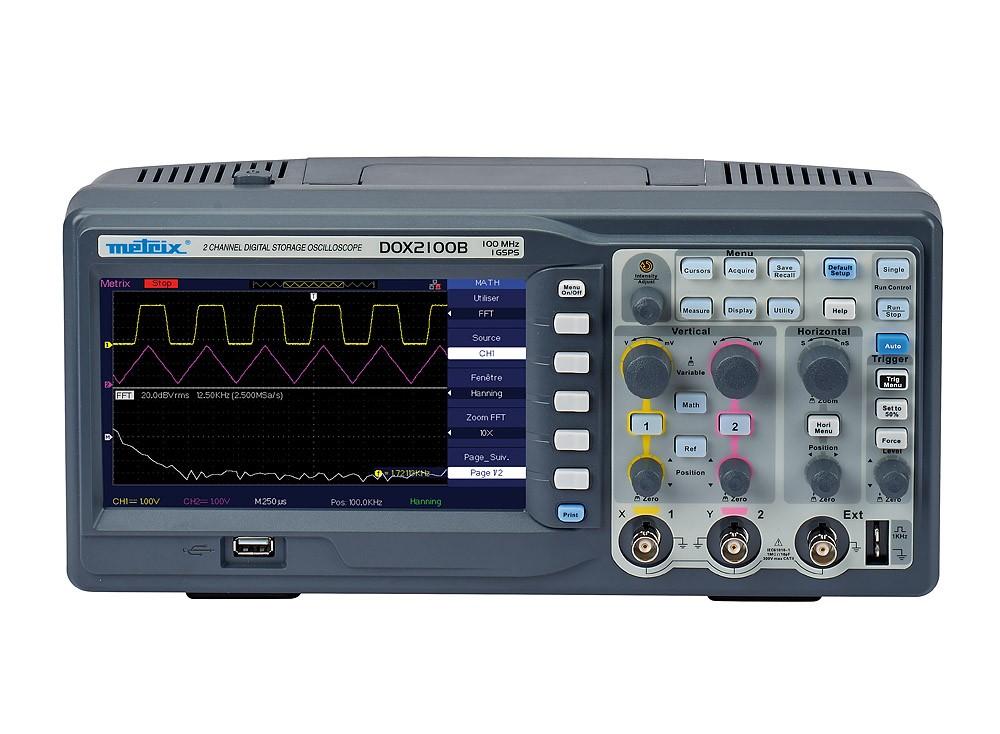 Produktfoto 1 von Metrix DOX2100B Speicher Tisch Oszilloskop 2-Kanal Analog 100MHz