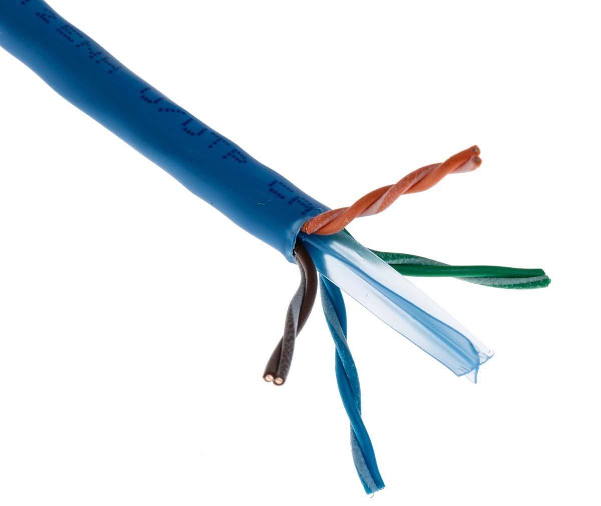 Produktfoto 1 von Belden 7812ENH Ethernetkabel Cat.6, 304m, Blau Verlegekabel U/UTP, Aussen ø 6.5mm, LSZH