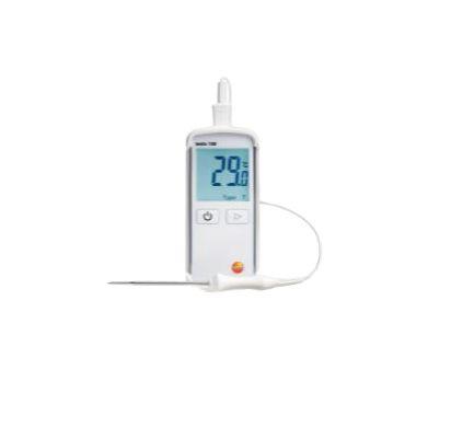 Produktfoto 1 von Testo Digital Thermometer, 108, Handheld, bis +300°C ±0,5 °C max, Messelement Typ Thermoelement Typ K