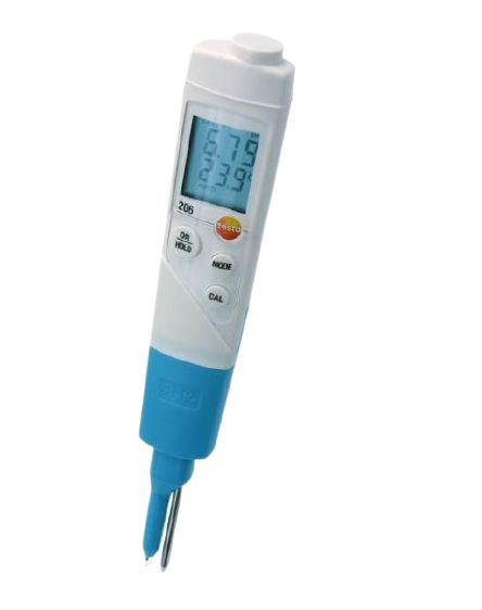 Produktfoto 1 von Testo Batterie pH Messgerät, 0.01pH-Wert, 14pH-Wert max., +60 °C max