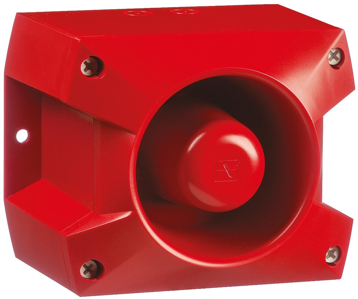 Produktfoto 1 von Pfannenberg PA 5 Elektronischer Signalgeber IP66 24 V dc 80-Ton Rot